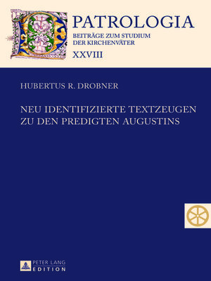 cover image of Neu identifizierte Textzeugen zu den Predigten Augustins